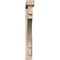 Ekena Millwork Merced Block Smooth Bracket w/ Offset Brace, Douglas Fir, 5 1/2"W x 46"D x 46"H BKT0604X46X46MRC05SDF - alternate 3